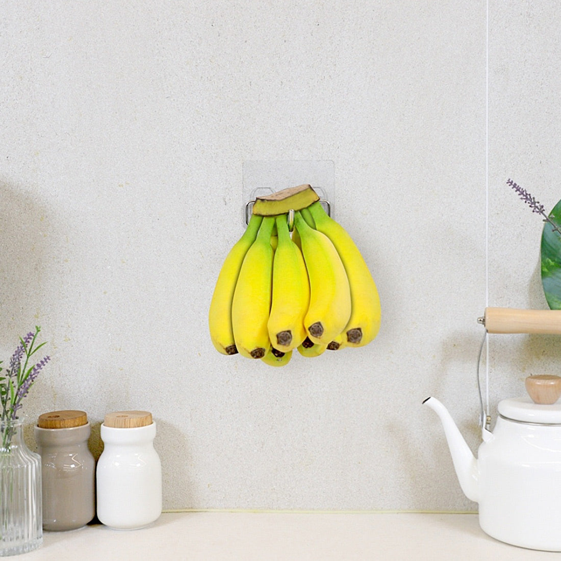Spiderloc Smart Adhesive Banana Compact Hanger