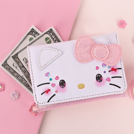 Hello Kitty 50th Anniversary Face Half Wallet