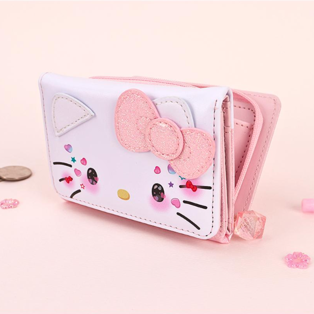 Hello Kitty 50th Anniversary Face Half Wallet