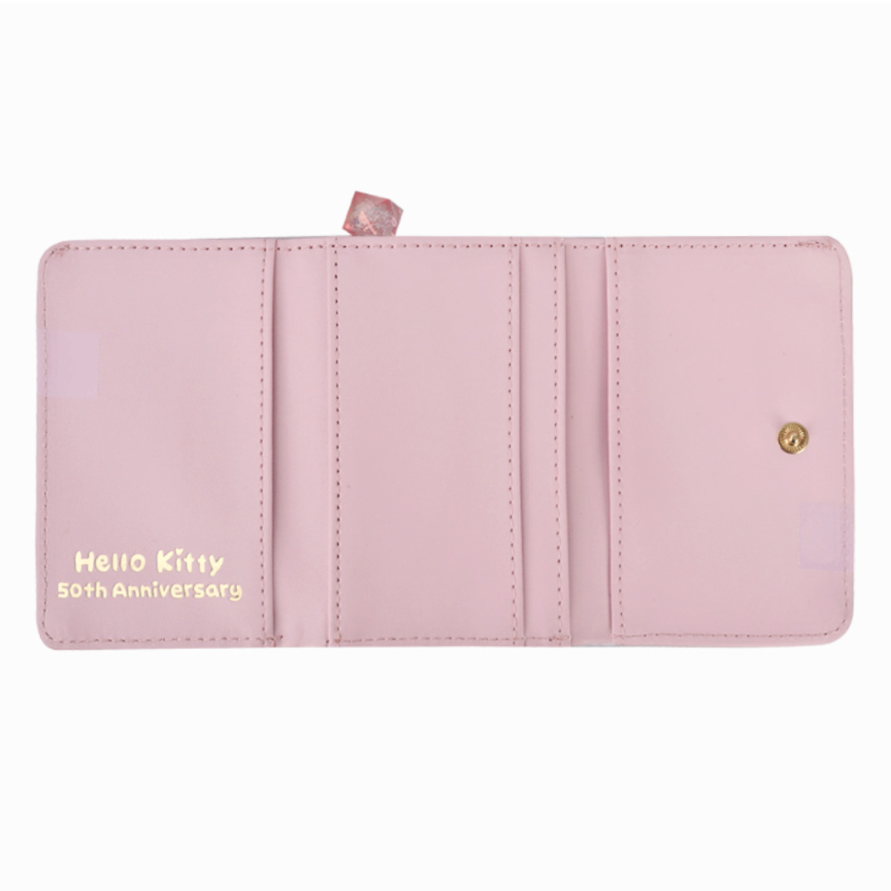 Hello Kitty 50th Anniversary Face Half Wallet