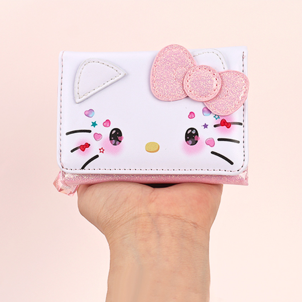 Hello Kitty 50th Anniversary Face Half Wallet