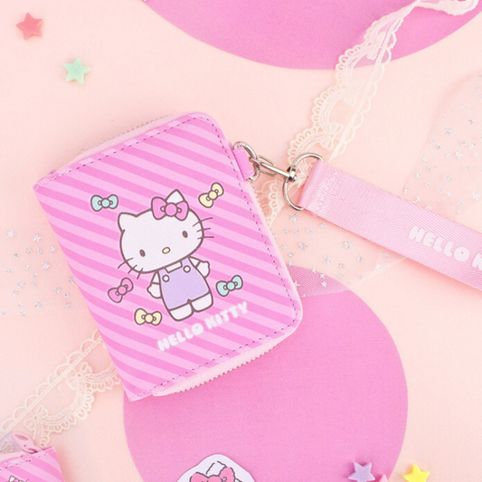 Hello KItty Heart Strap Wallet