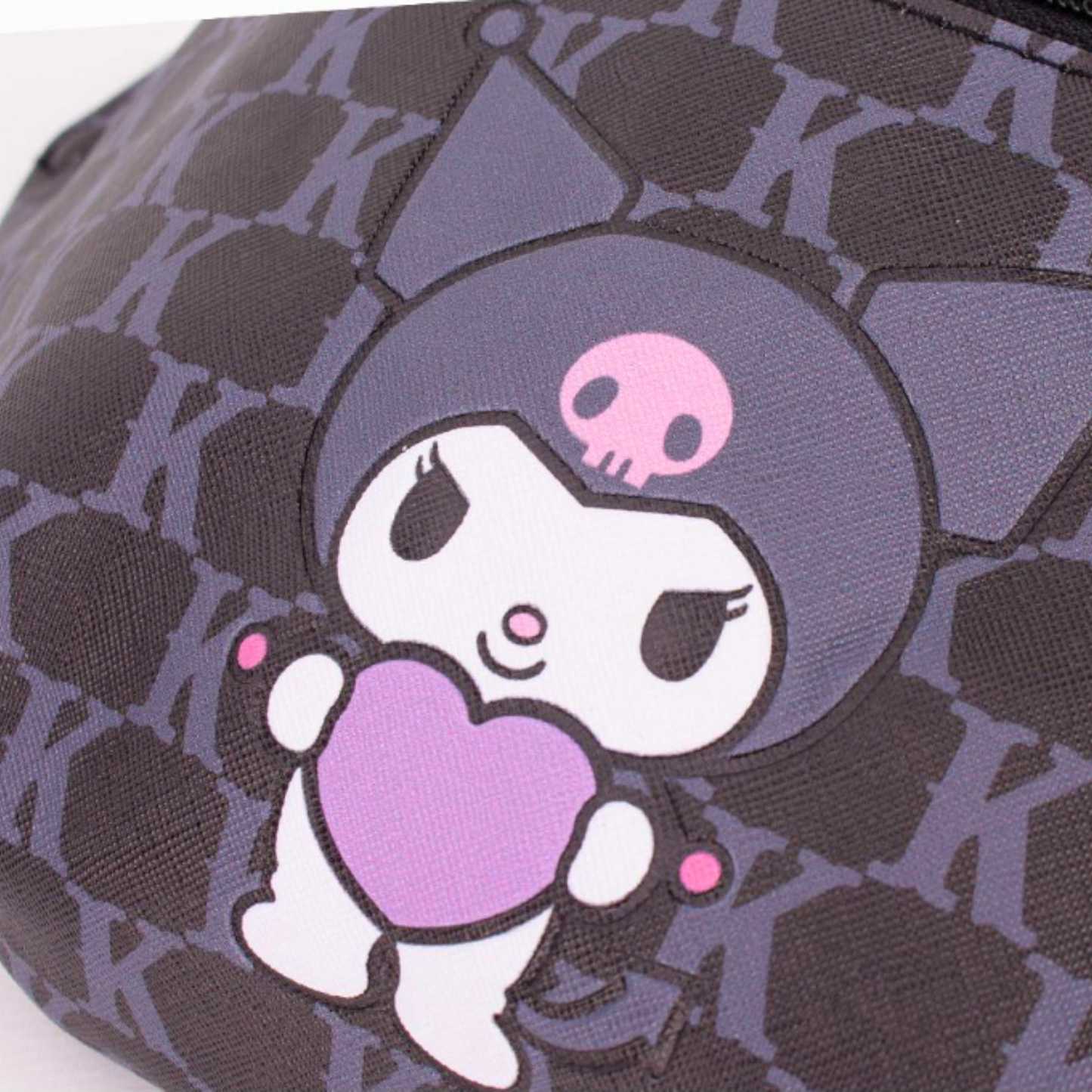 Kuromi Pattern Hip Sack Bag