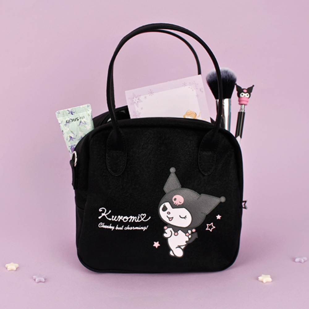 Kuromi Glitter Tote Cross Bag