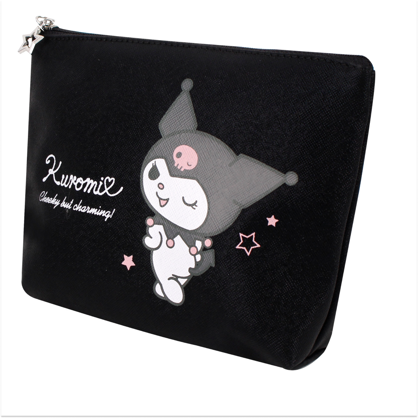 Kuromi Glitter Beauty PU Leather Pouch