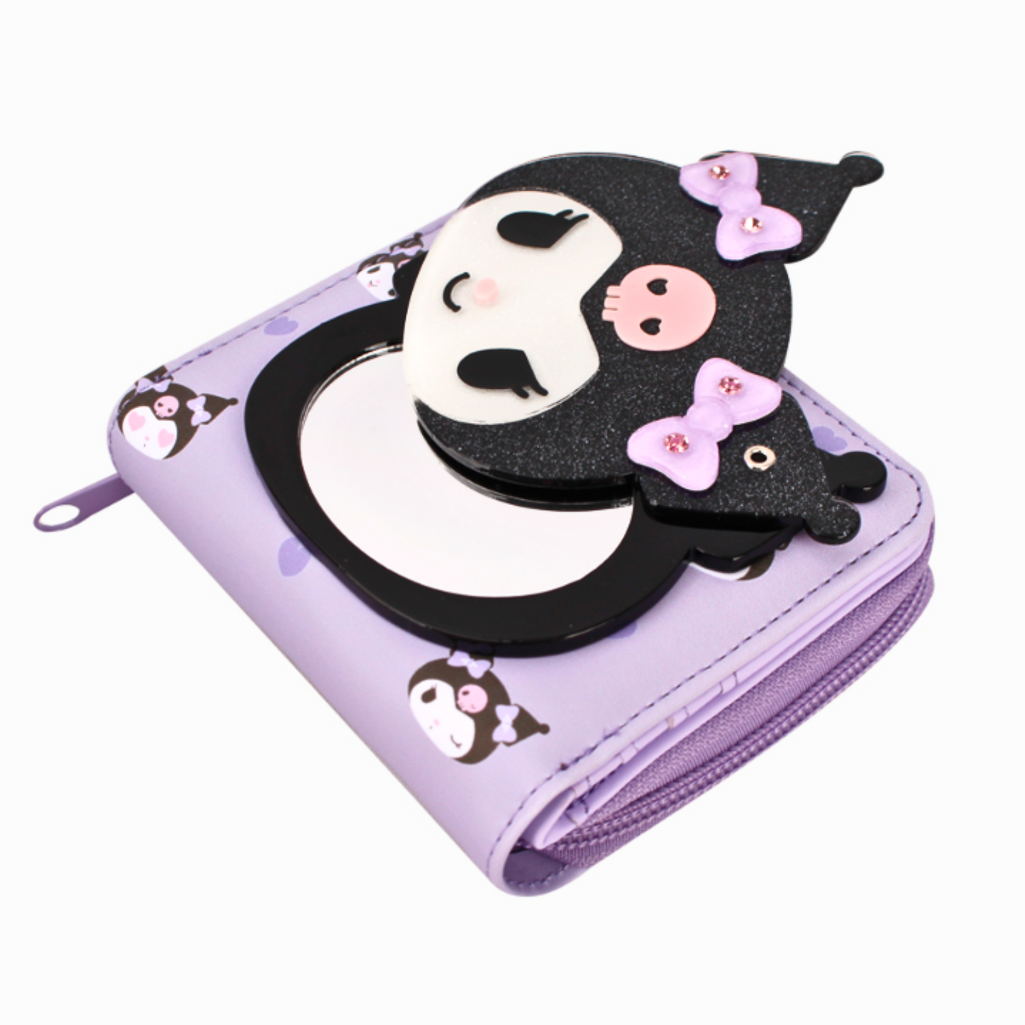 Kuromi Cute Mirror Wallet