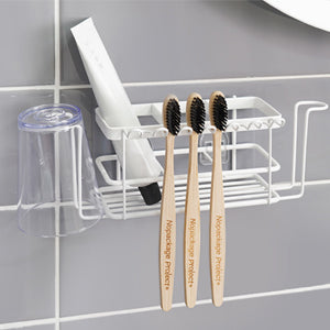 [Spiderloc] Adhesive Toothbrush Toothpase Cup Holder Rack, No Drills